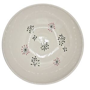 Vintage Franciscan Ware Serving Bowl 9” Echo Pattern MCM Atomic Era Stoneware